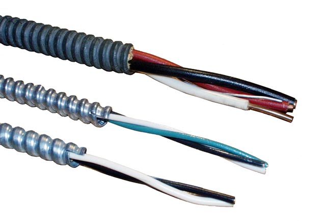 Thermocouple type J extension wire 16 AWG, Fiberglass on Fiberglass With Flex Armor - JX-16-GG-X